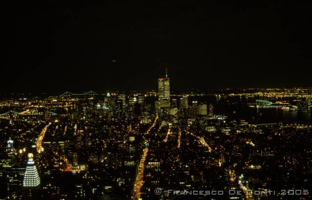 d_img135 Notturna dall'Empire State Buliding - New York<br>U.S.A. - 2000