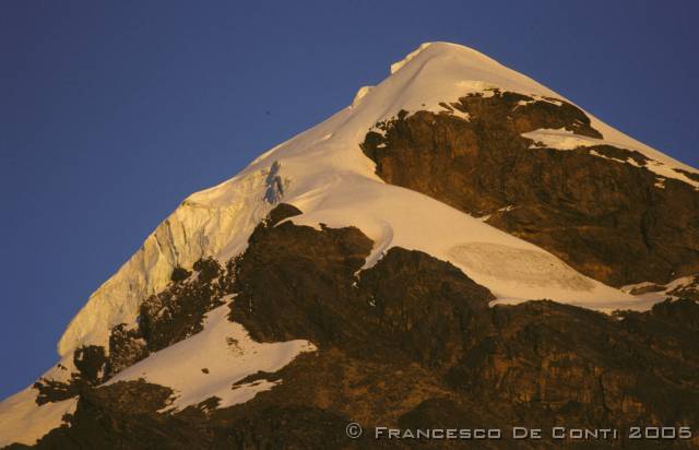 a_img062 Tramonto sotto il Passo Sunchuli - Cordillera Apolobamba<br>Bolivia - 2003