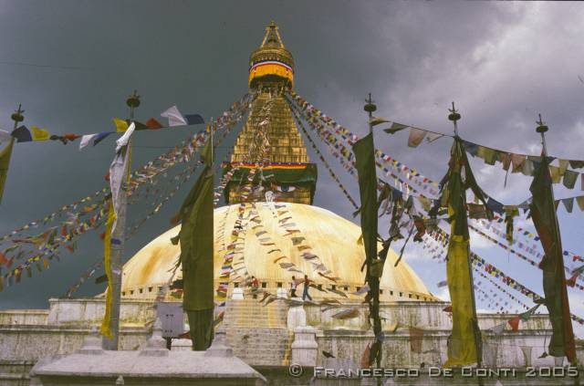 b_img019 Tempio buddista a Bodinath<br>Nepal - 2000