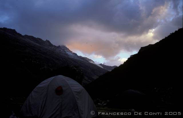 c_img053 Tramonto su Portachuelo - Cordillera Blanca<br>Per - 1998